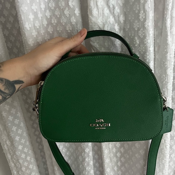 Coach Serena 1589 Green Crossbody Bag - Picture 2 of 4